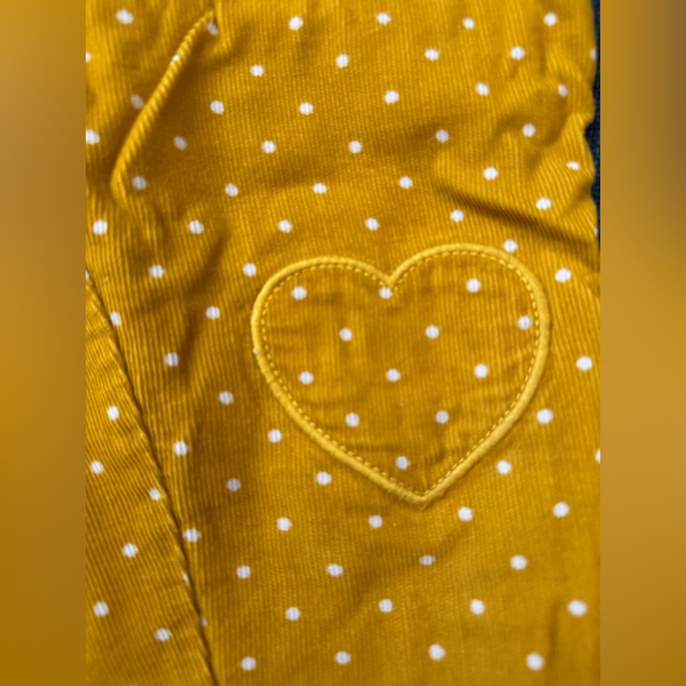 Boden cord pants with heart patches, 18-24 months - Picture 4 of 7